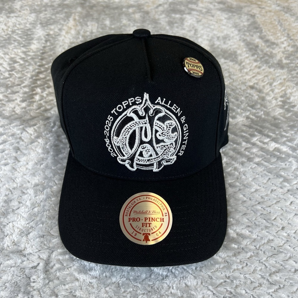 Mitchell & Ness Topps Allen & Ginter 2025 Snapback Hat Pro Pinch Fit OSFA New